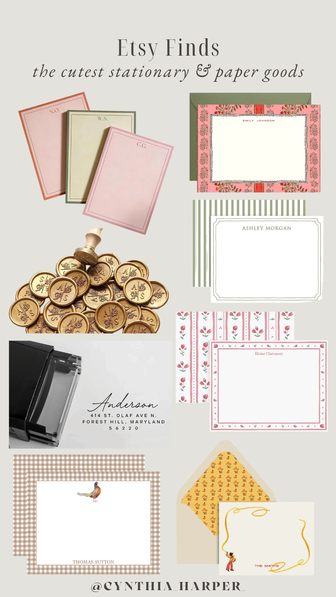 The prettiest paper goods for everyday + gifting 💌

#EtsyFinds #PaperGoods #StationeryLove 

 