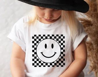 Smiley Face Kids Shirt, Happy Face Onesie®, Be Happy Shirt, Happiness Shirt, Inspirational Tee, ... | Etsy (US)