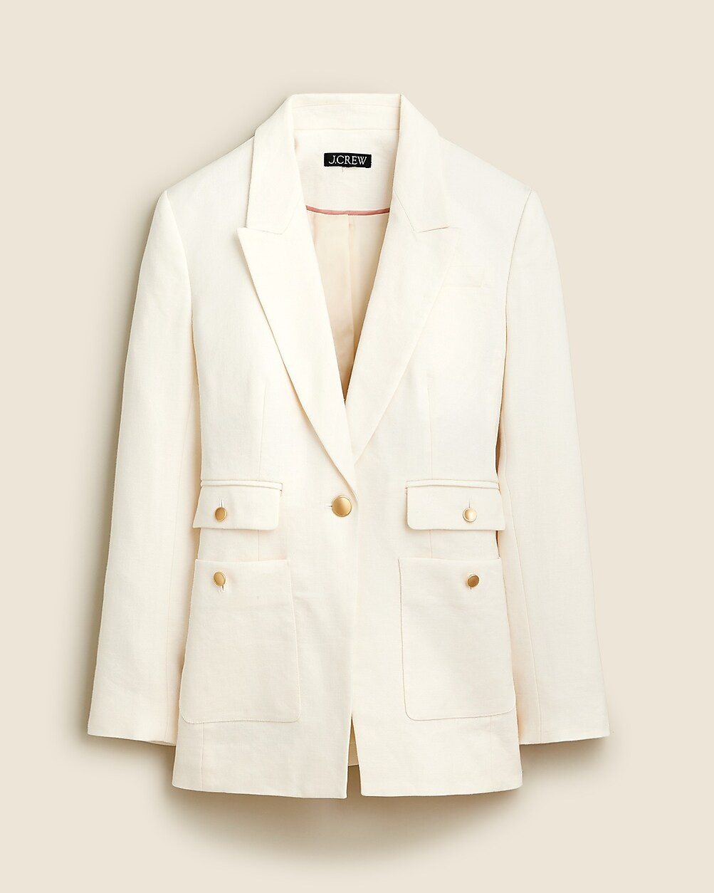 Vivienne blazer in stretch linen blend | J. Crew US