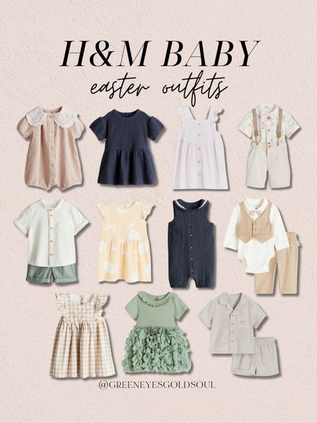 H&M baby Easter outfits! 🩷
Onesie, dress, baby, kids, toddlers, church, Easter service 

#LTKU #LTKkids #LTKbaby