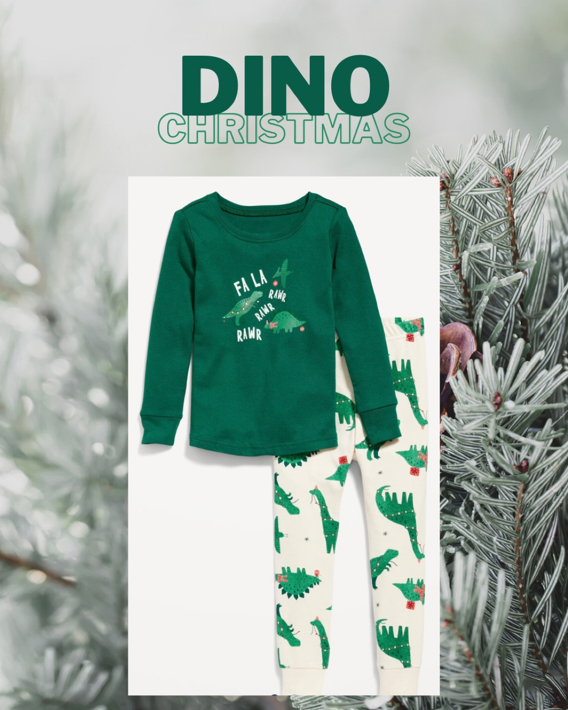 Dinosaur Christmas jammies! 🦖 🌲 
Half price pajamas from Old Navy for your Dino loving kiddo
Christmas pajamas, holiday Jammies, matching pajama, Dino Christmas, kids dinosaur, dinosaur clothes, T. rex, holiday sale, under $10.

#LTKsalealert #LTKHoliday #LTKkids