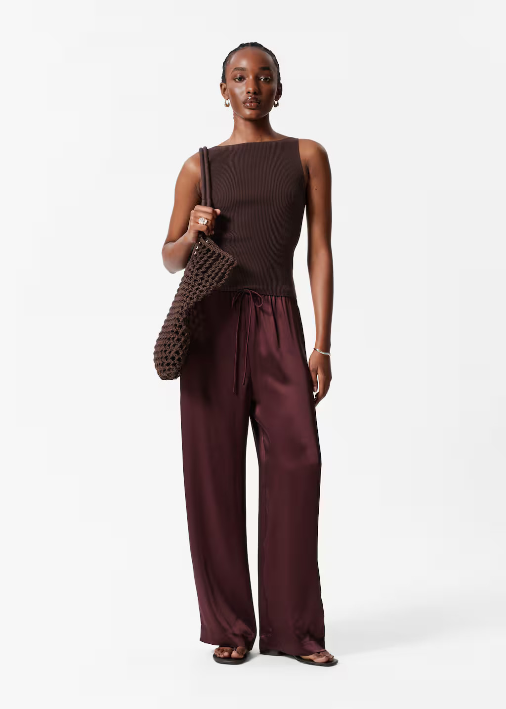 Drawstring Satin Trousers | & Other Stories - US