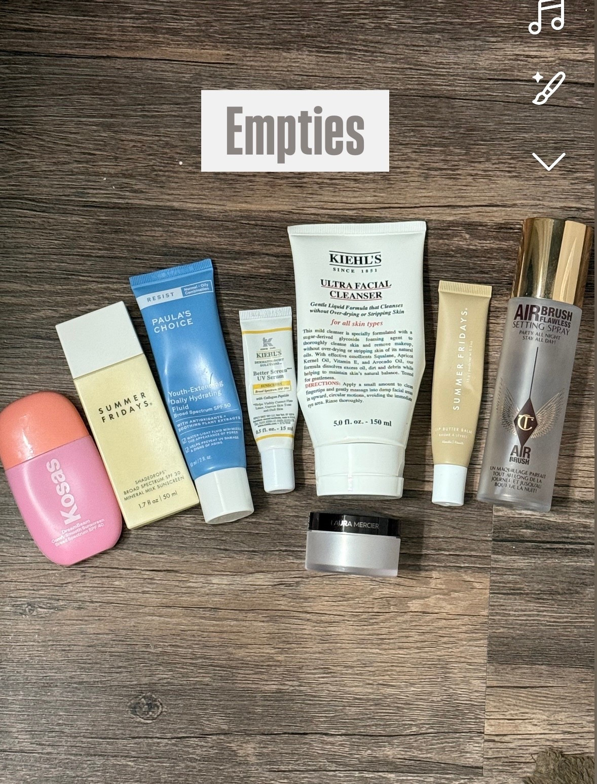 Empties, sunscreen, spf, Kosas, Summer Fridays, Kiehls, Charlotte Tillbury, Laura Mercier, Sephora, Sephora favorites, Sephora finds

#LTKFindsUnder50 #LTKBeauty #LTKGiftGuide