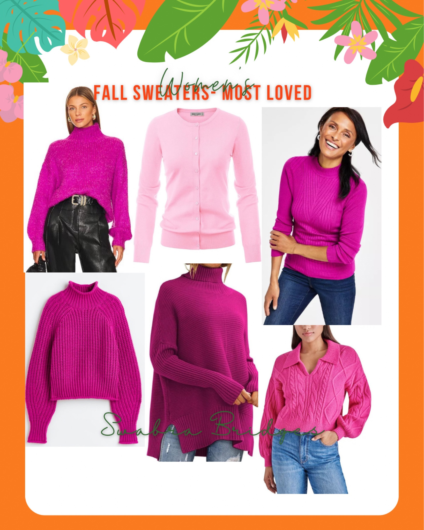 ✨Fall sweaters 
Crew neck sweater 
Turtle neck sweater 
Chunky sweater
Knit sweater 

Shop pink sweaters 

#LTKCyberWeek #LTKstyletip #LTKfindsunder100