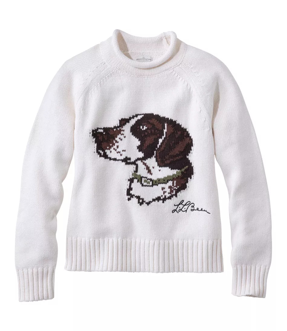 Women's Signature Original Cotton Sweater, Rollneck Novelty | L.L. Bean