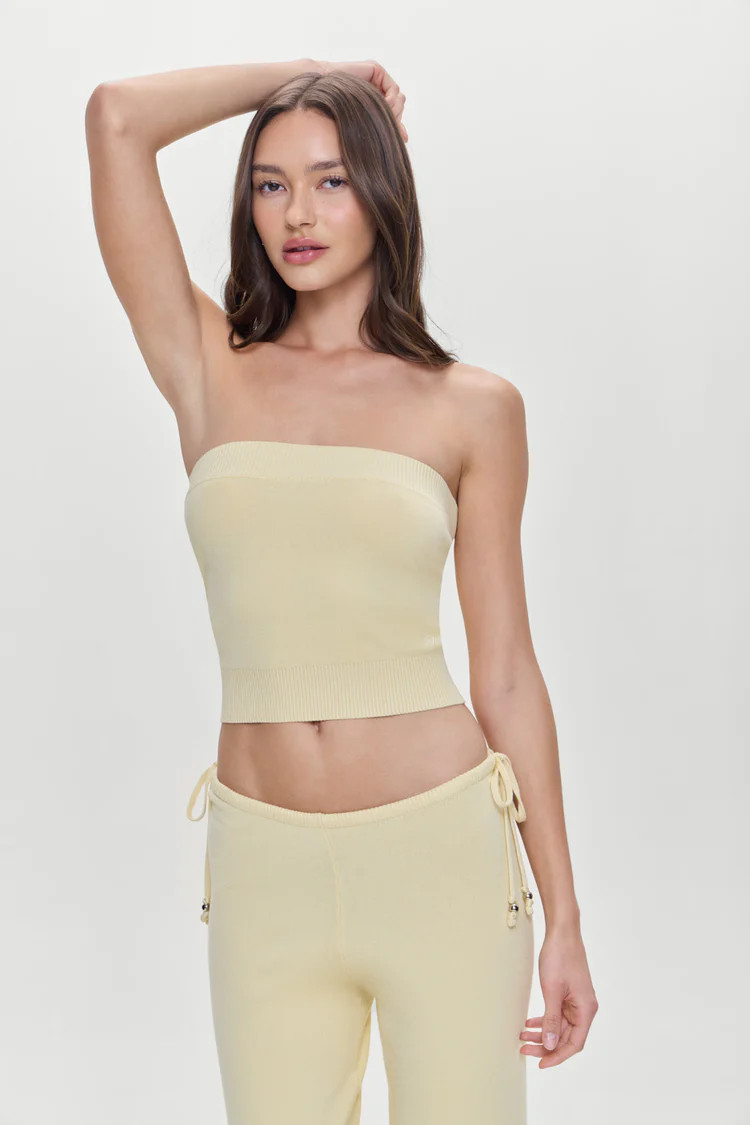 Destiny Knit Strapless Shirt | Frankies Bikinis