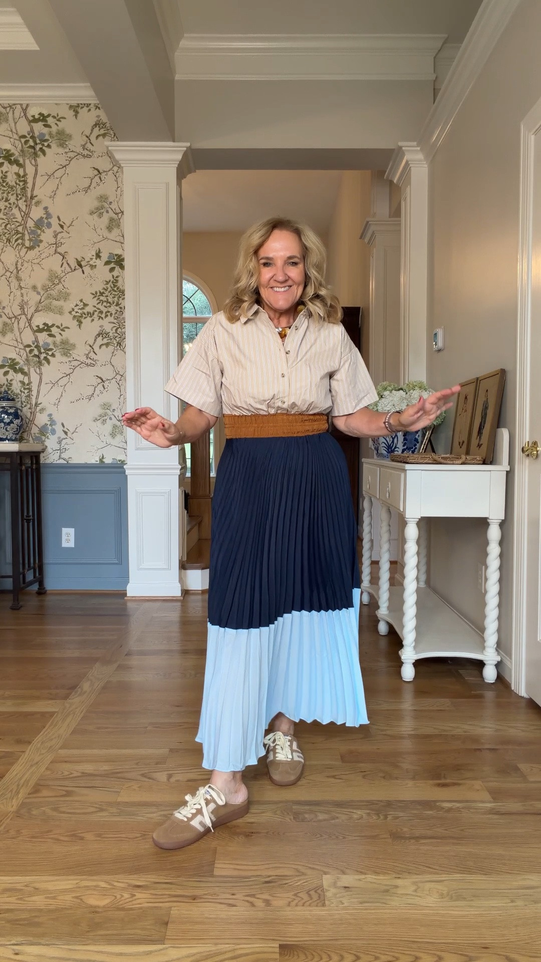 I love this new Somerset dress. I’m wearing a medium petite. You can wear it just as is with sneakers. You could put heels on and a blazer wear a cardigan. This is really a great dress.

Work dress fall dress office outfit teacher dress casual dress Sunday style

#LTKootd #LTKOver40 #LTKPetite