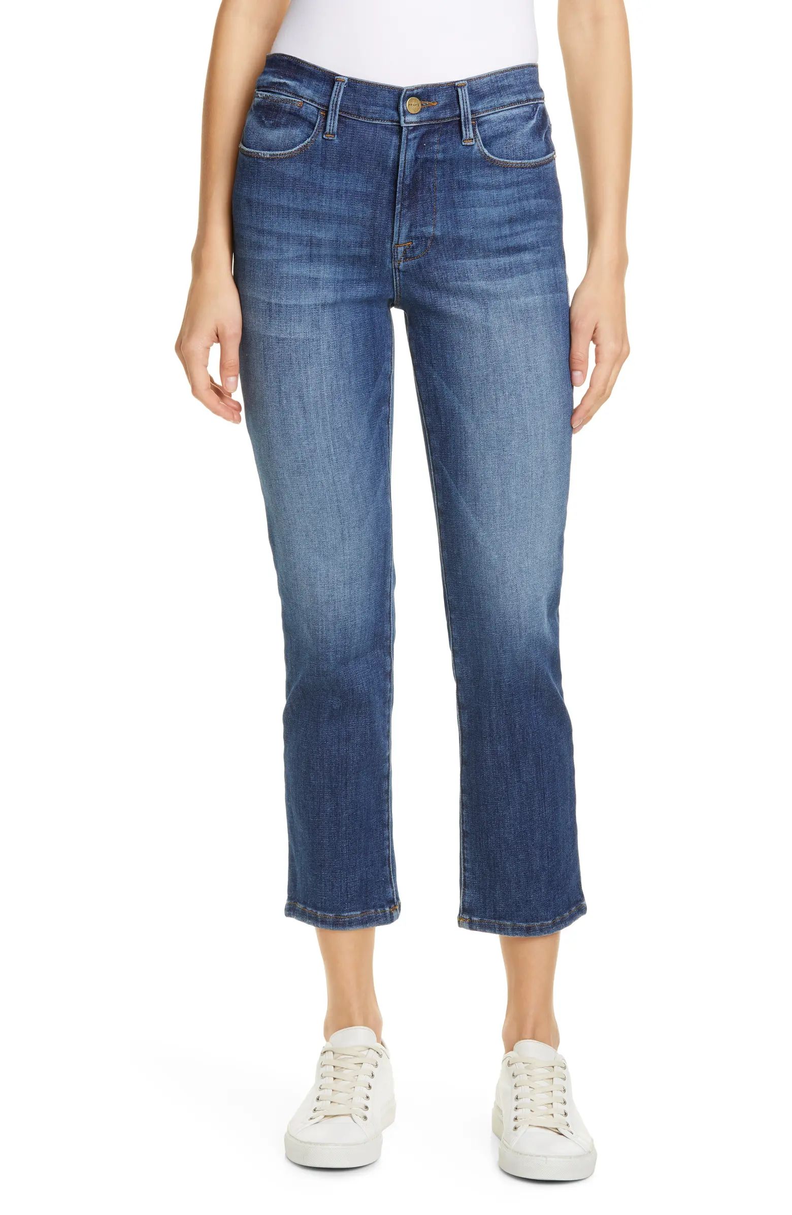 Le High Ankle Straight Leg Jeans | Nordstrom