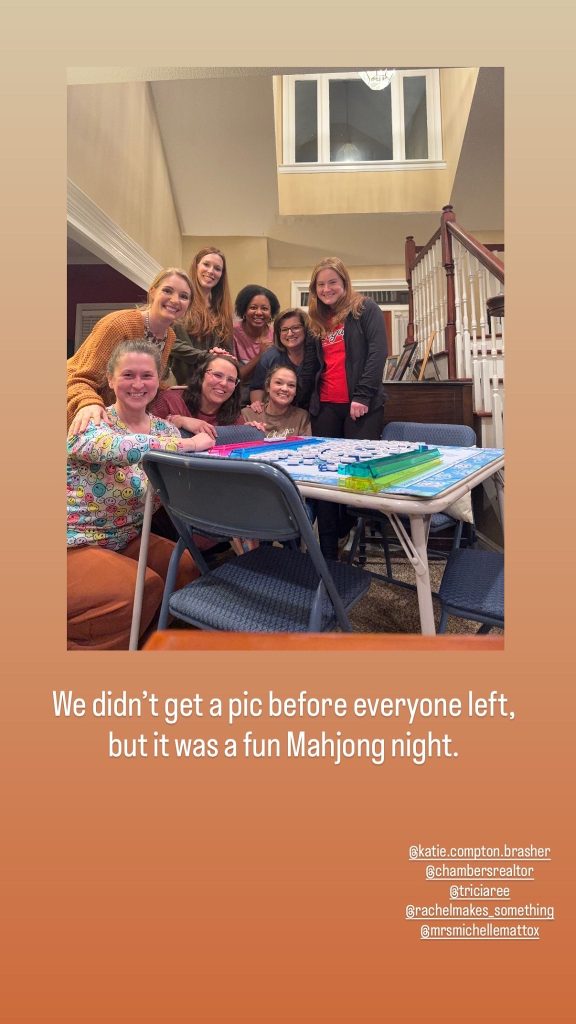 We didn’t get a pic before everyone left,  but it was a fun Mahjong night. 

#LTKselfcare #LTKdayinmylife #LTKmomlife