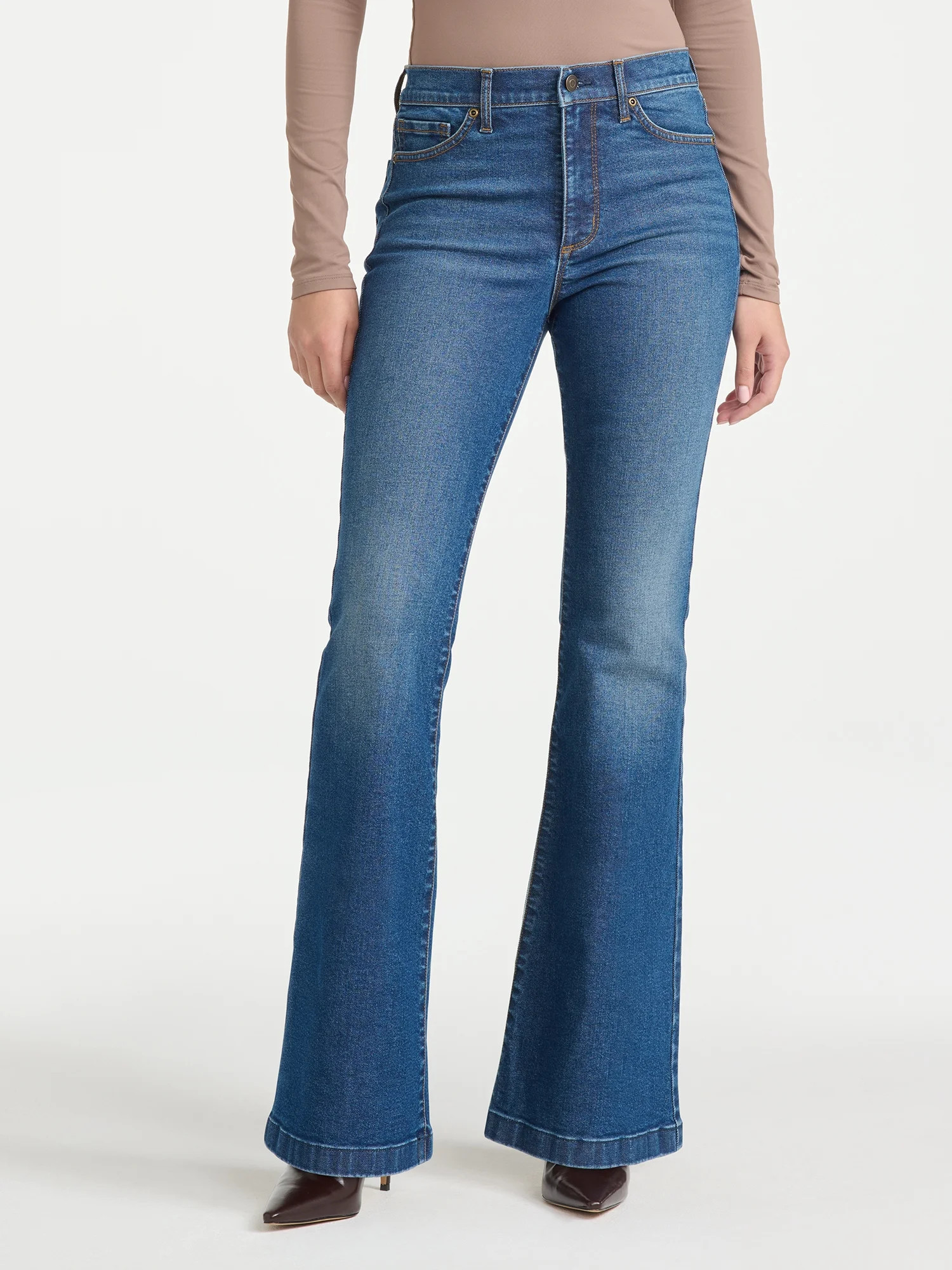 Sofia Vergara Women's Melissa High Rise Flare, Sizes 0-20 | Walmart (US)
