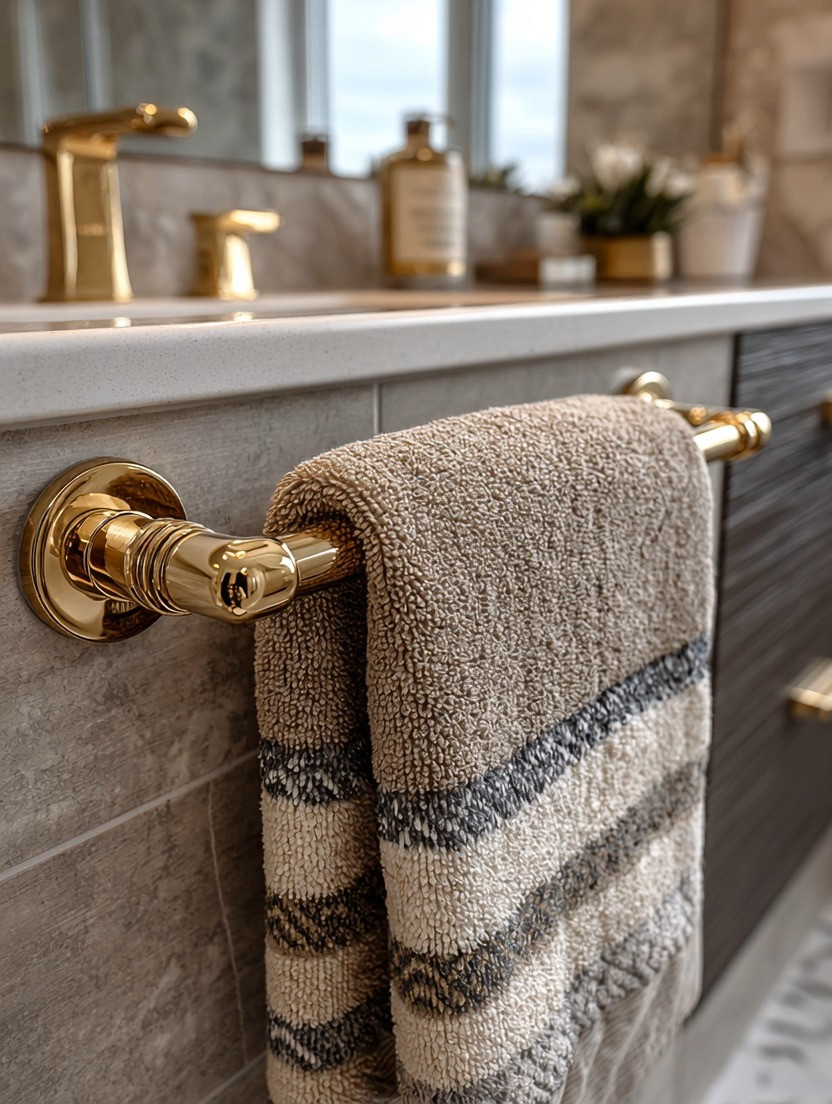 Powder Room Refresh — The Detail That Changes Everything

Sometimes, it’s the smallest upgrade that makes the biggest impact.

This shiny gold towel rod instantly elevates your powder room or bathroom with a clean, polished finish that feels intentional and refined.

Why it works:

• Easy to install
• Instantly modernizes your space
• Adds warmth against stone, marble, tile, or wood
• Coordinates beautifully with gold faucets and hardware

It’s one of those pieces that guests notice without knowing why the room feels more elevated.

Simple to add.
Extremely elegant.
Easy to install — and impossible to ignore.

Because bathrooms don’t need a renovation to feel brand new. Sometimes, all it takes is the right detail. 

 #LTKHome
