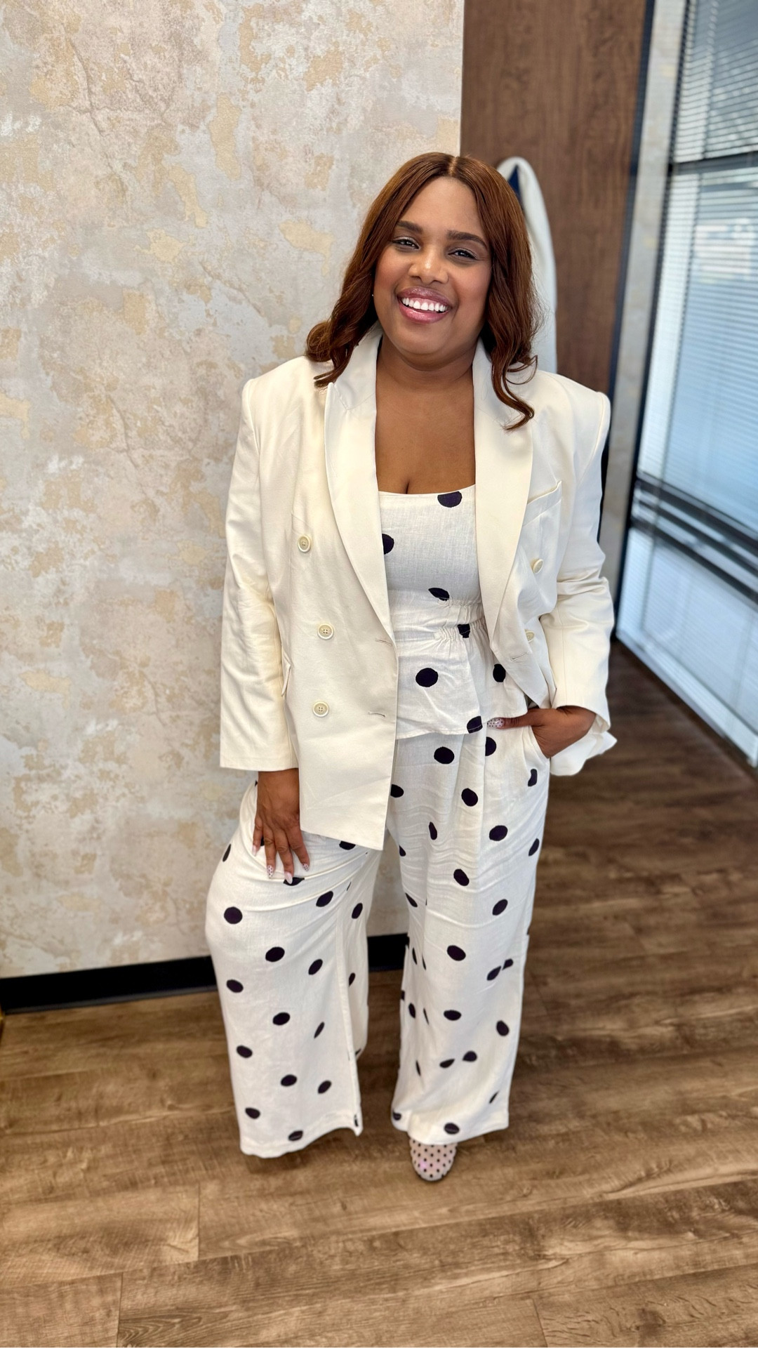  Polka dots, but make it power dressing 🤍⚫

Turn your office look into a statement with timeless prints that balance chic and professional—because confidence starts with what you wear. From structured blazers to flowy skirts, this edit is all about an effortless style that works from desk to dinner.

Hit the bell in my LTK 🔔 (top right) so you get all the exclusives first!





 

#LTKootd #LTKBeauty #LTKWorkwear