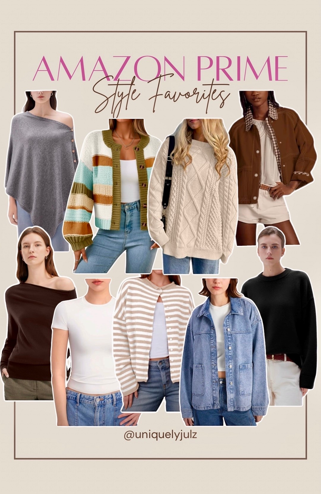 Amazon prime top fall outfit picks!

Amazon prime day
Amazon style
Amazon fashion
Amazon sweaters



#LTKPetite #LTKSaleAlert #LTKSeasonal
