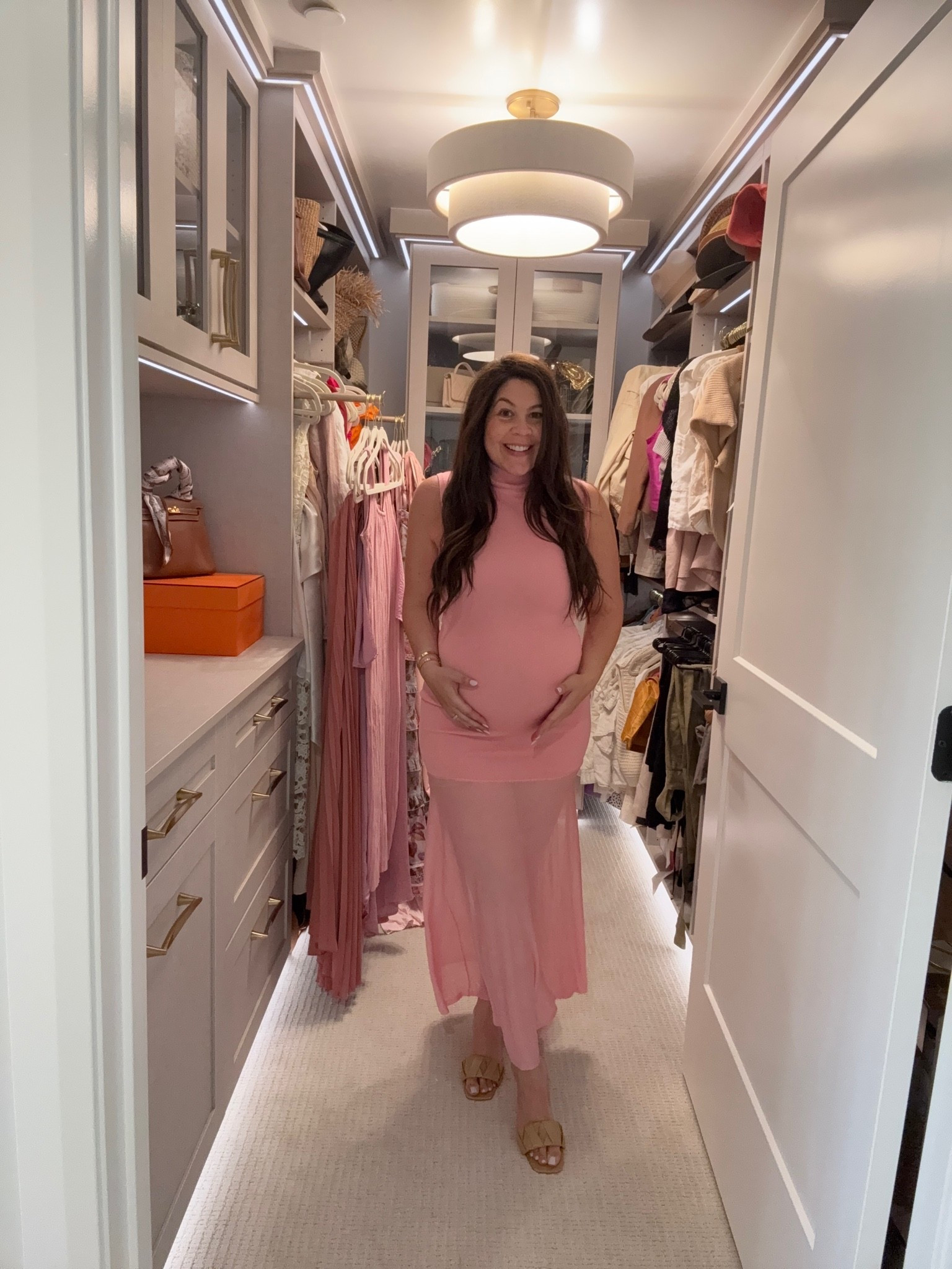 Baby Shower option 5. Love the flowy feel of this on the bottom and turtleneck.

#maternity #babyshower #pinkdress

#LTKBaby #LTKBump #LTKWedding