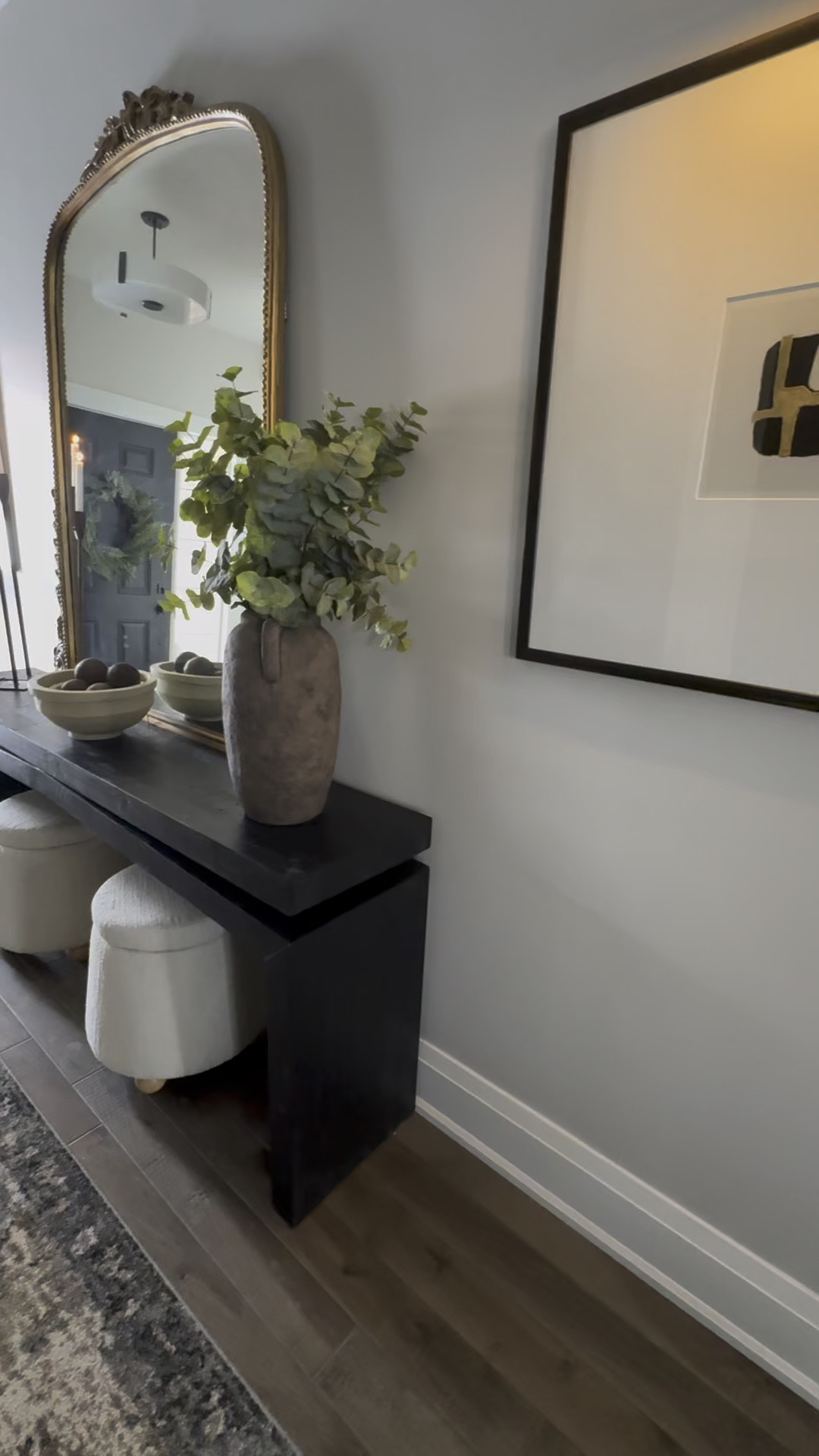 Entryway - our beautiful console table has been one of the best purchases. It is large and sturdy and can be used in a hallway or behind a sofa  

#LTKHome #LTKSaleAlert