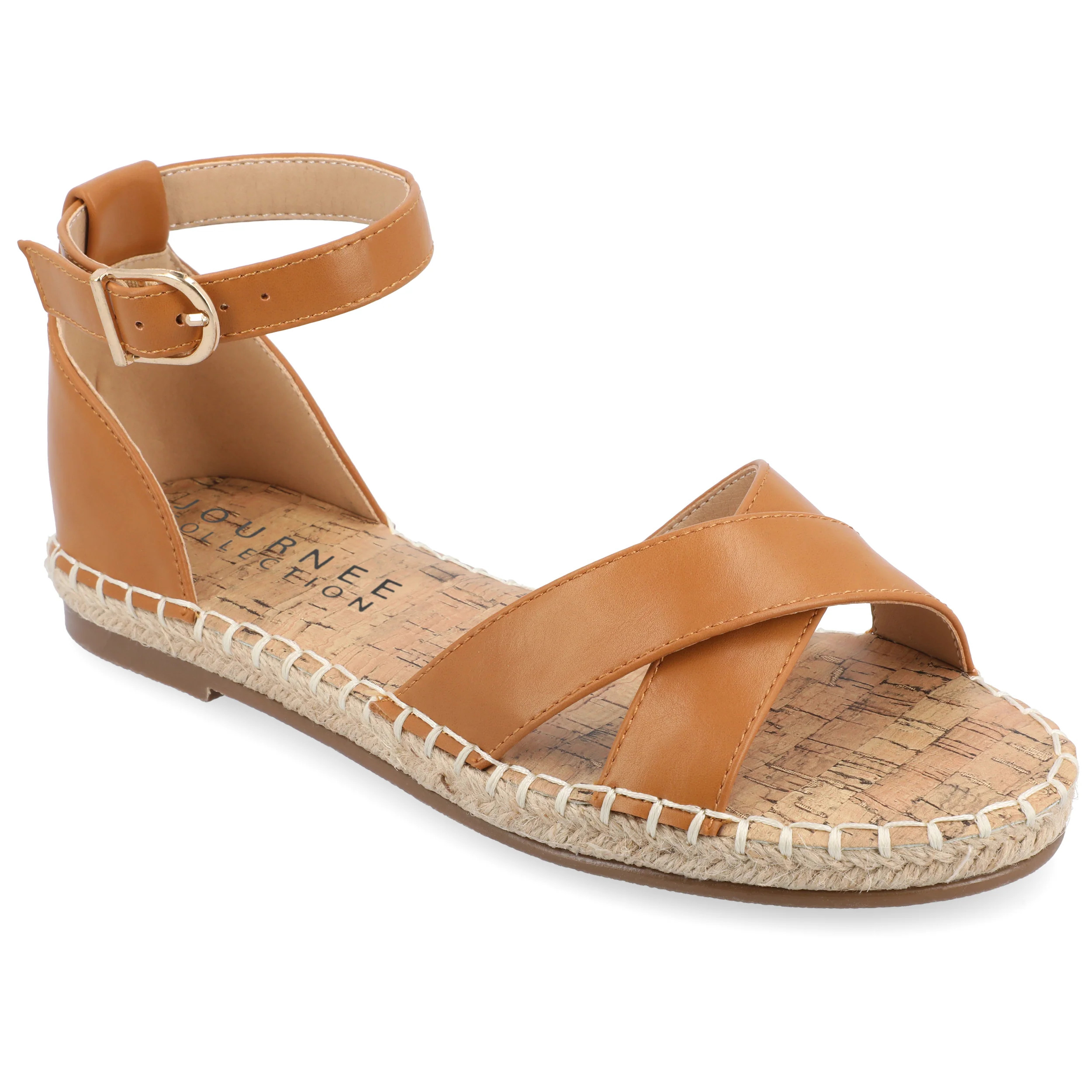 LYDDIA MULTI STRAP ESPADRILLE SANDALS | Journee Collection