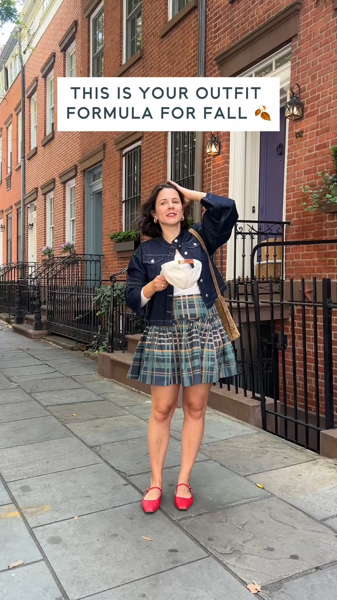 Mini skirt outfit ideas for fall. Pair your mini skirts with a third piece like a denim jacket, blazer or sweater over a button down. fall outfit ideas 

 #LTKSeasonal #LTKFindsUnder100 #LTKStyleTip