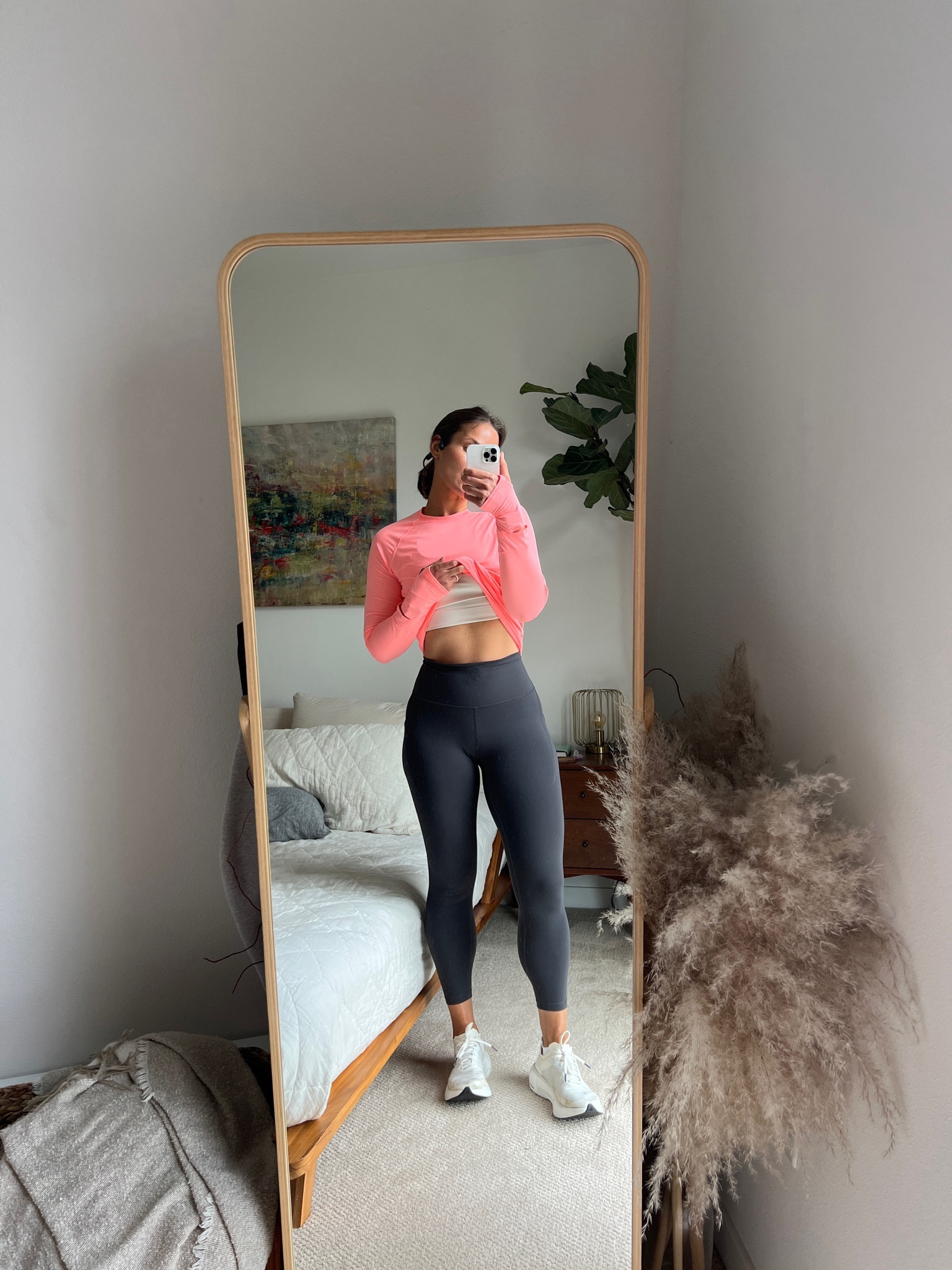 Pockets, drawstring, 25” inseam - one of the best running leggings
Top is by Oiselle. I can’t tag it in this app and unfortunately it’s sold out on the official website. Here is the link: https://www.oiselle.com/products/essential-bird-long-sleeve?_pos=8&_sid=3328cad4b&_ss=r&_fid=ab5466fa1&variant=40760316559445


#LTKfitness #LTKActive