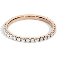 Diamond 3/4 Eternity Band/Pave Wedding Ring 0.4Ct Vs-F Diamonds Rose Gold Womens Stackable | Etsy (CAD)
