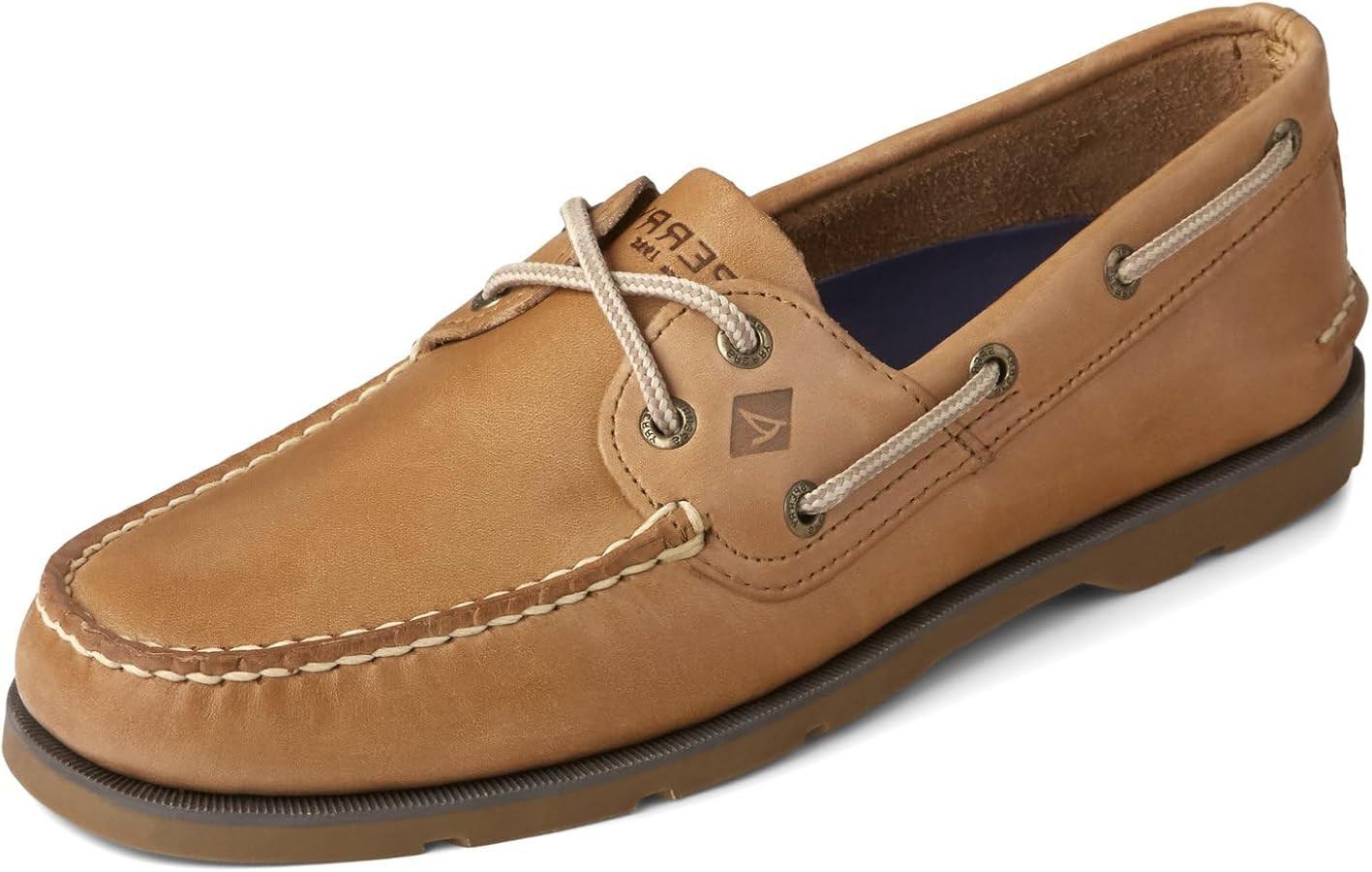 Sperry Men's Leeward 2-Eye Leather Boat Shoe | Amazon (US)
