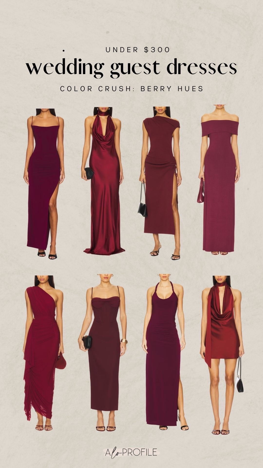 Color Crush: Berry Hues Wedding Guest Dresses Under $300 // Revolve, revolve wedding guest dresses, spring wedding guest dresses, wedding guest, wedding guest outfit, summer wedding guest dress, fall wedding guest
