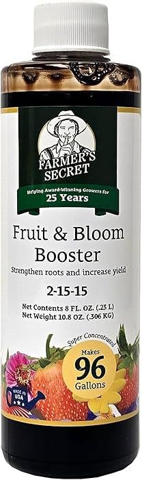 Farmer’s Secret Fruit & Bloom Booster Fertilizer (8oz) - Super Concentrated - Boosts Flowering ... | Amazon (US)