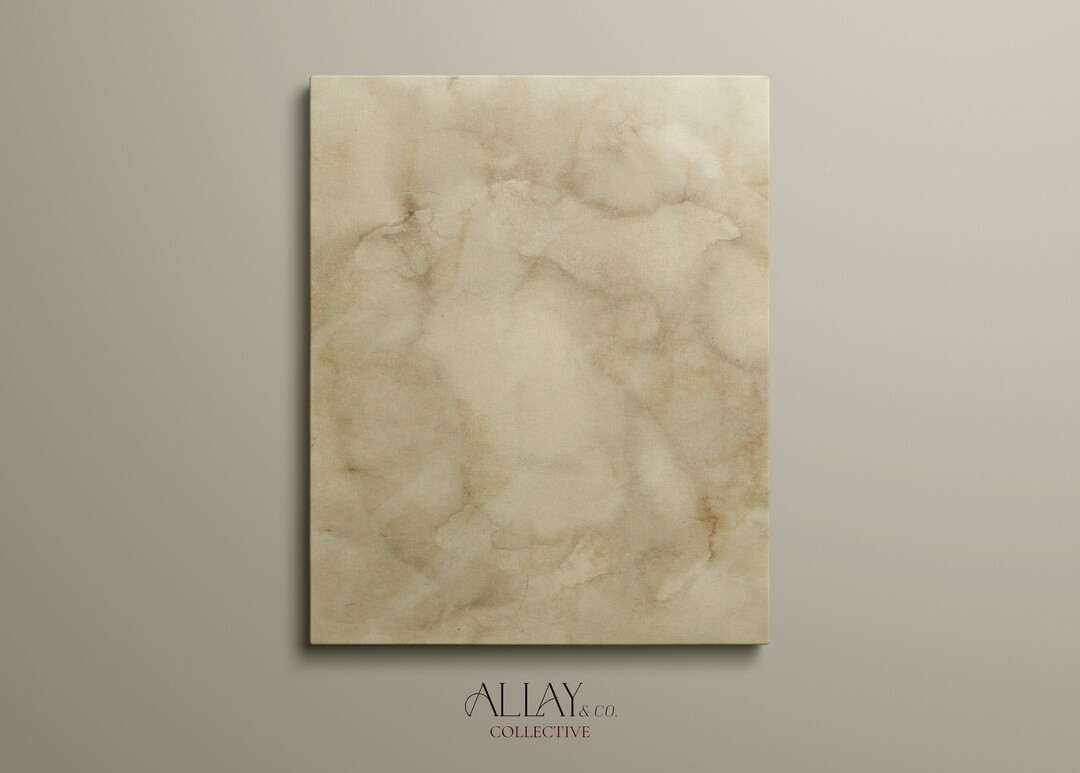 Neutral Watercolor Abstract Wall Art  Mid Century Abstract  - Etsy | Etsy (US)