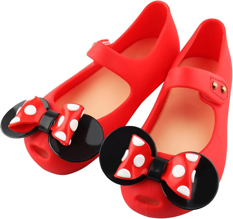 Amtidy Mary Jane Dance Party Cosplay Shoes Girls Sweet Dot Bow Princess Birthday Sandals for Litt... | Amazon (US)