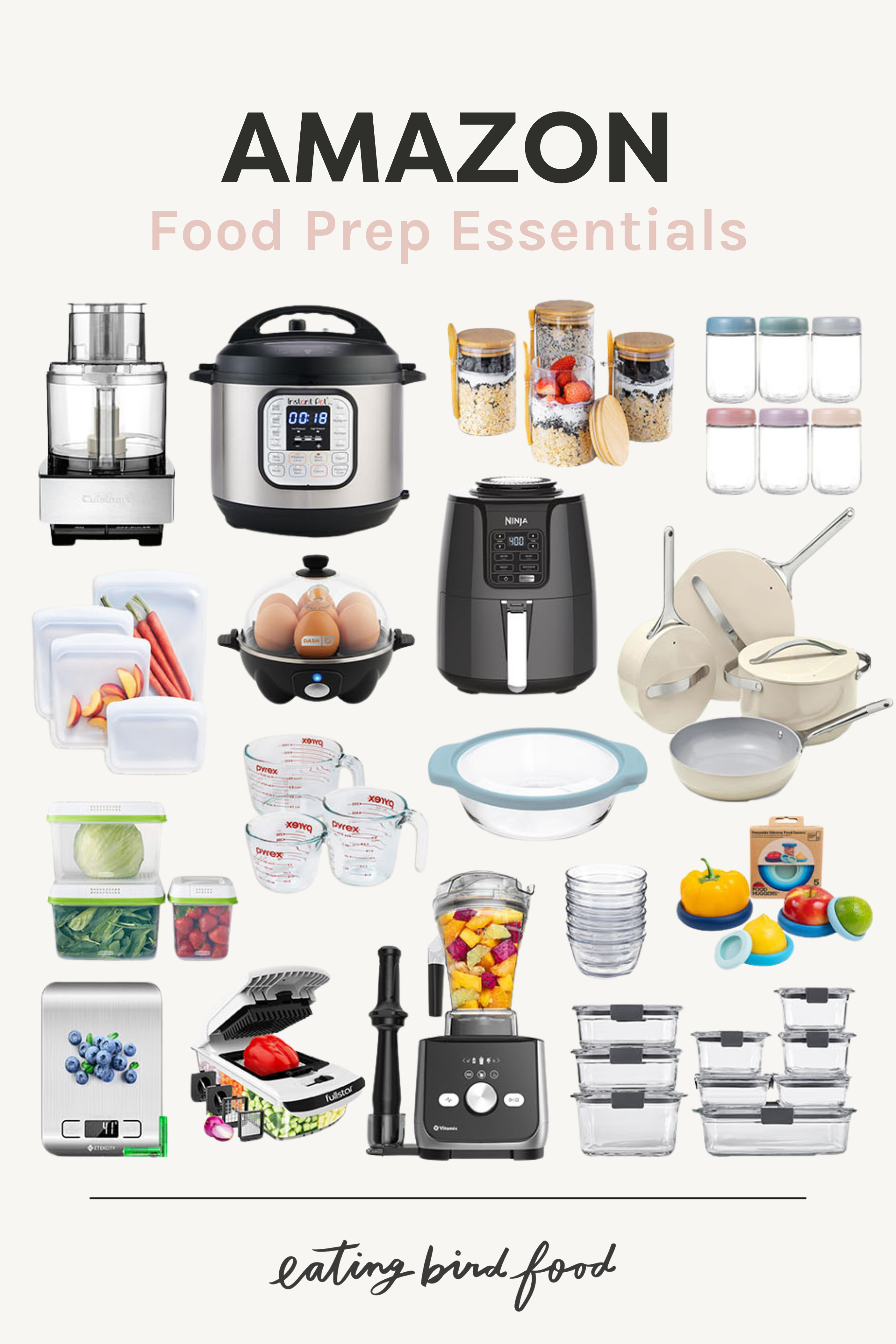 Amazon Food Prep Essentials | Amazon Eating Healthy | Kitchen Items That Make Eating Healthy Easier | Food Storage | Food Preparation | Kitchen Must Haves 

 #LTKfitnessgoals #LTKHome