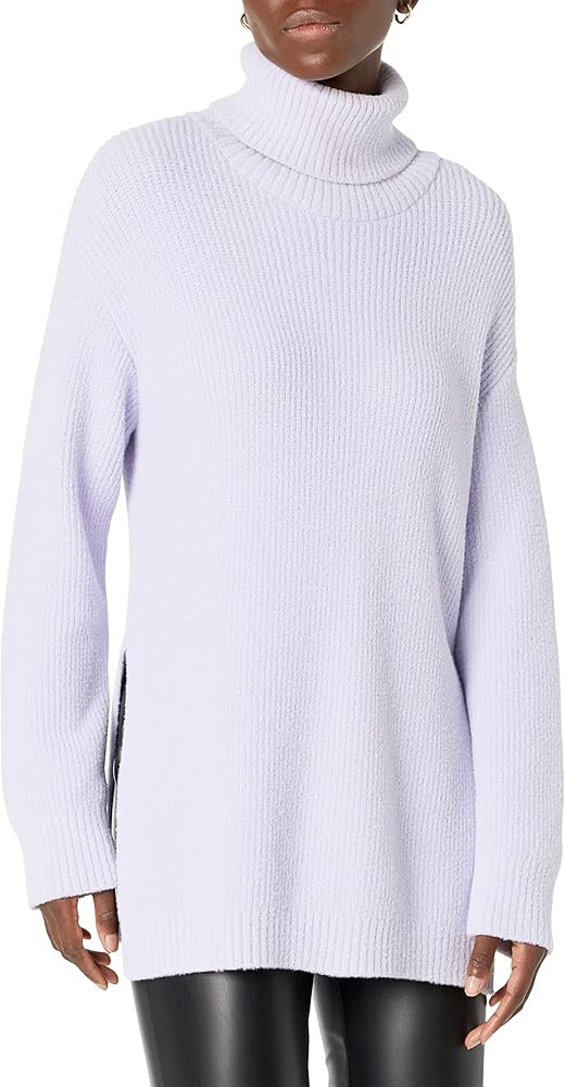 The Drop Women's Grayson Super Soft Drop-Shoulder Turtleneck Sweater | Amazon (US)