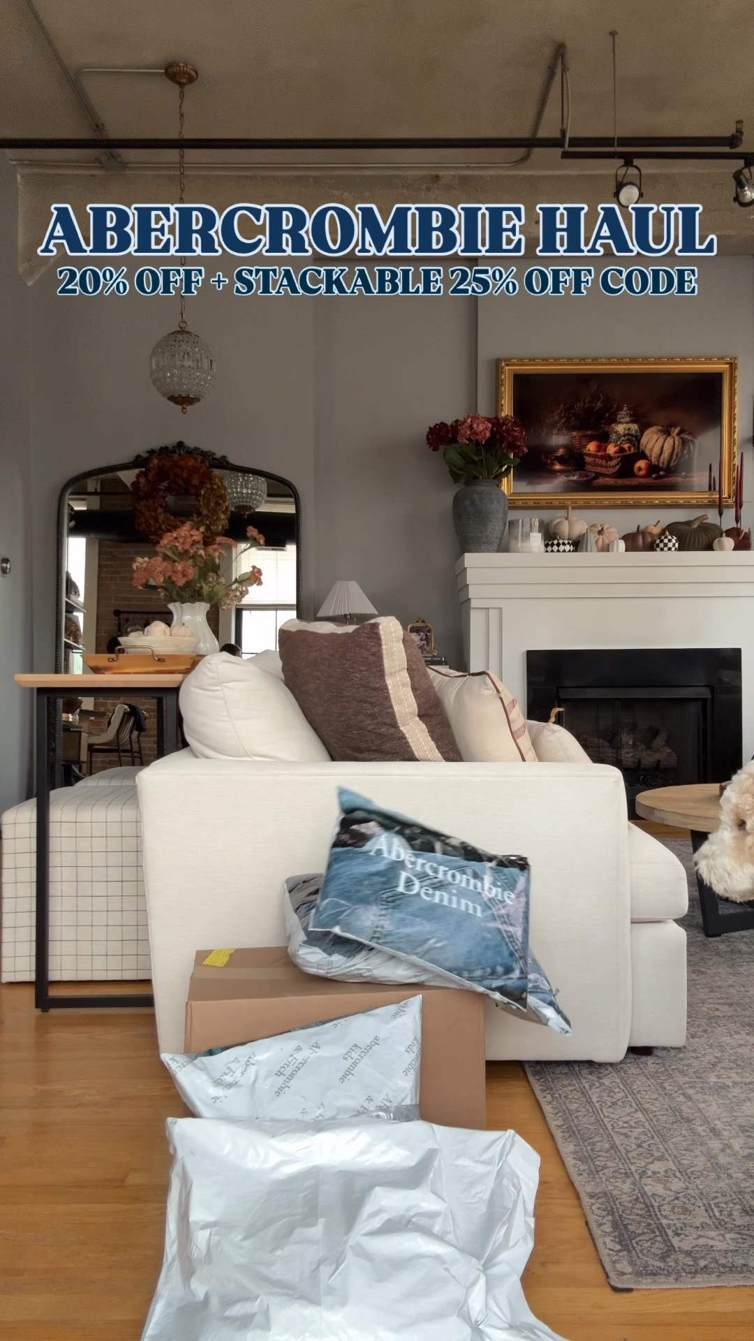 Abercrombie LTK Fall Sale unboxing! 20% off of everything + an extra 25% off with code AFLTK. Look for my try on in LTK! 

#LTKSaleAlert #LTKFallSale