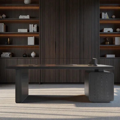 Solid wood desk, study room, office, study | Wayfair North America