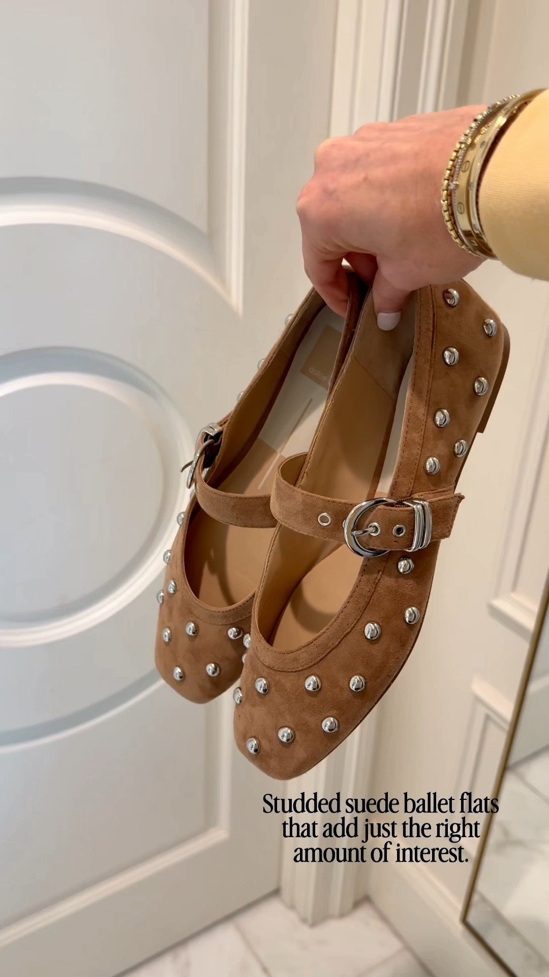 These studded ballet flats are perfect for fall! So so cute and comfy. Fits tts!

#LTKSeasonal