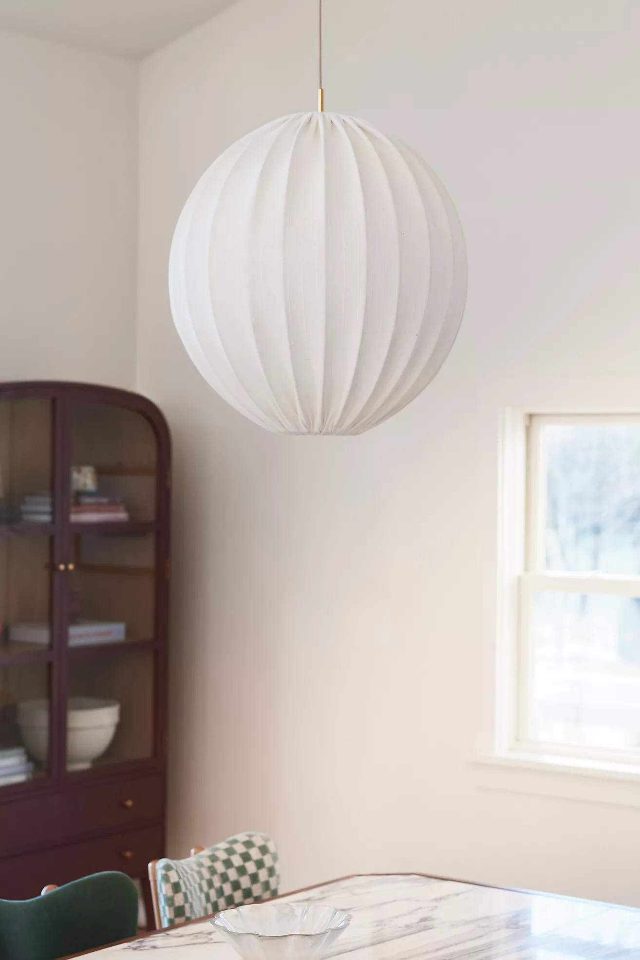 Arabella Fabric Pendant Light | Anthropologie (US)