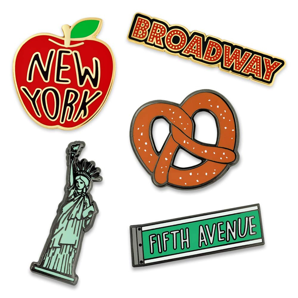 PinMart New York Souvenir Enamel Lapel Pin | Amazon (US)