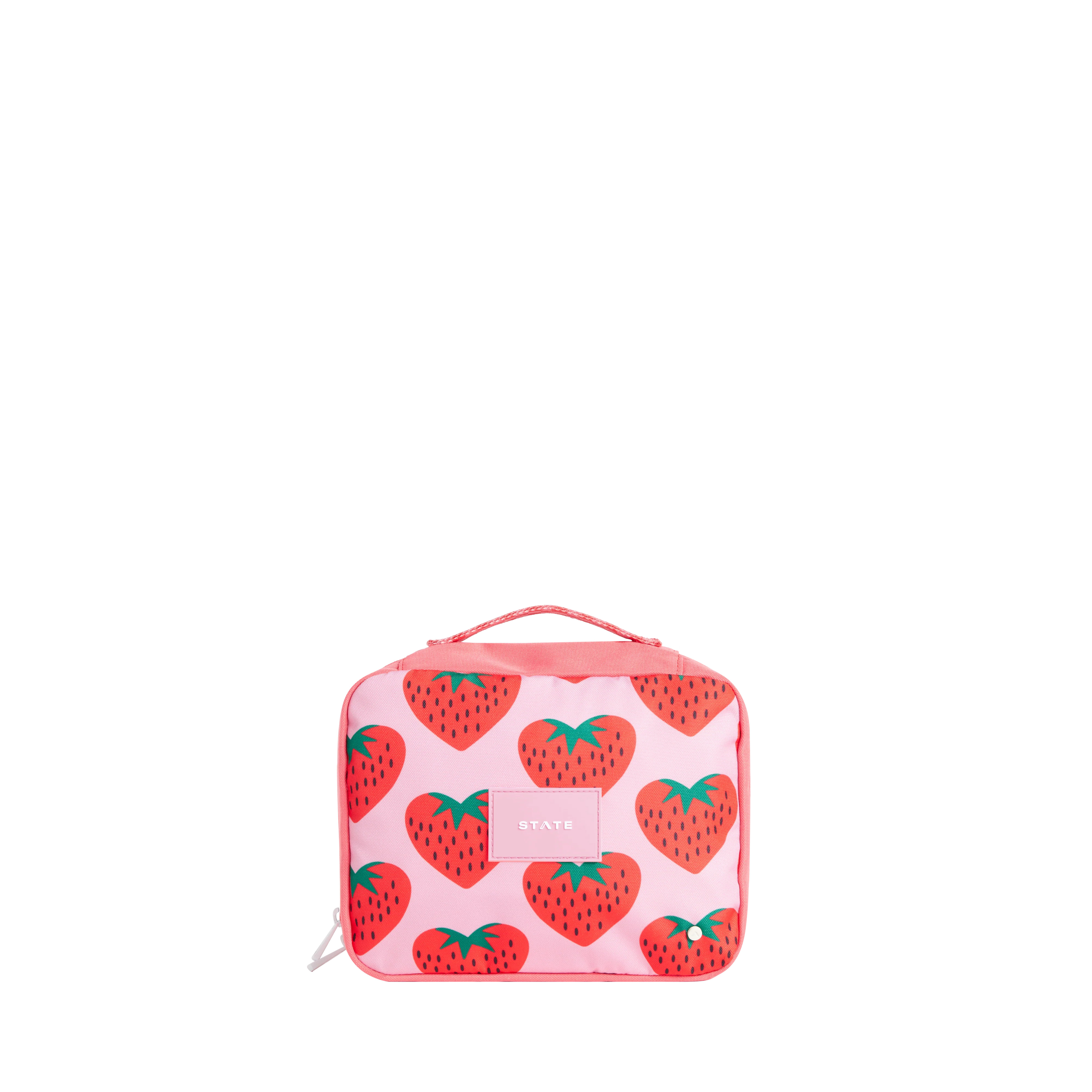 STATE Bags | Bensen Toiletry Kit Recycled Polyester Canvas Strawberries | STATE Bags