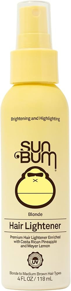 Sun Bum Blonde Formula Hair Lightener, Spray, Banana Scent, 4 oz, For Blonde to Medium Brown Hair... | Amazon (US)
