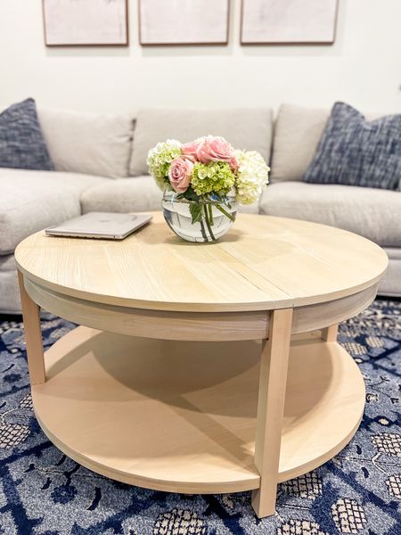 Affordable, modern, round coffee table from Target / furniture 

#LTKFind #LTKhome