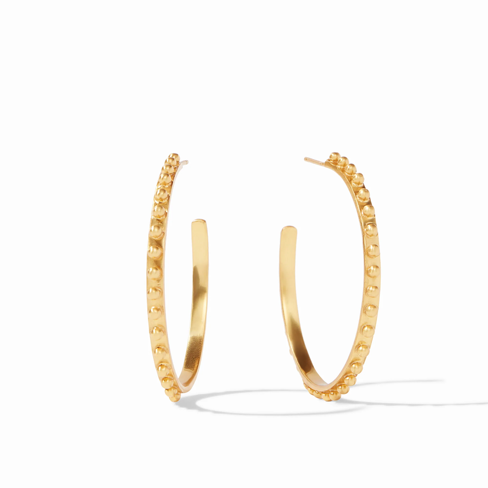 SoHo Black & Gold Hoop Earrings | Julie Vos | Julie Vos