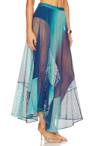 PatBO X Alessandra Ambrioso Ombre Beach Skirt in High Tide from Revolve.com | Revolve Clothing (Global)