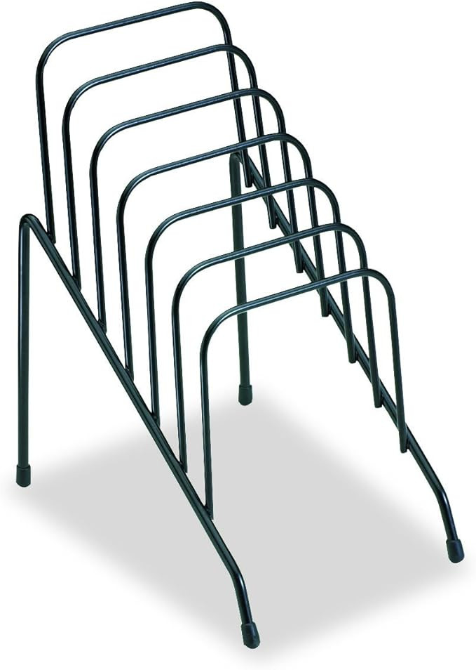Fellowes Step File Junior Wire Organizer Rack, 6 Sections, Black (72613) | Amazon (US)