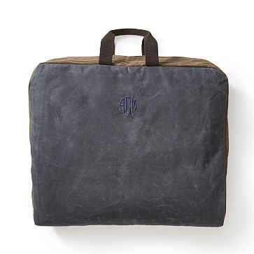 Waxed Canvas Garment Bag | Mark and Graham