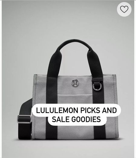 Lululemon sale goodies (the tote is not on sale though)  

#LTKitbag #LTKsalealert