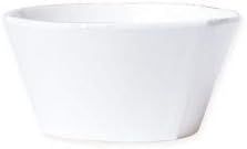 Vietri Melamine Lastra White Stacking Cereal Bowl | Amazon (US)