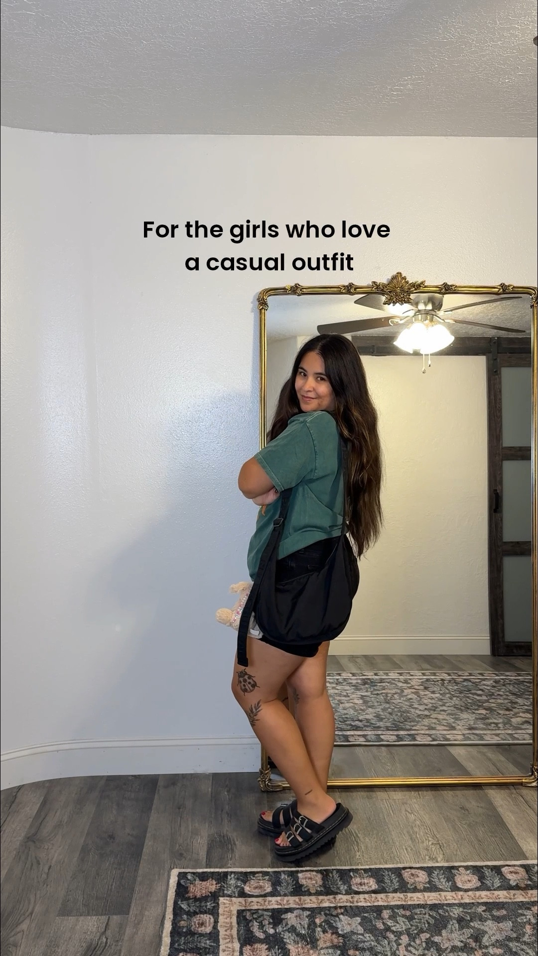 My very casual summer to fall ootd ♥️ I’ve never been able to find this exact tee online but linked similar options. These shorts are an older pair from Old Navy but linking similar options. :) wearing a 10 in the shorts and a large in the shirt  

#LTKSaleAlert #LTKMidsize #LTKPetite