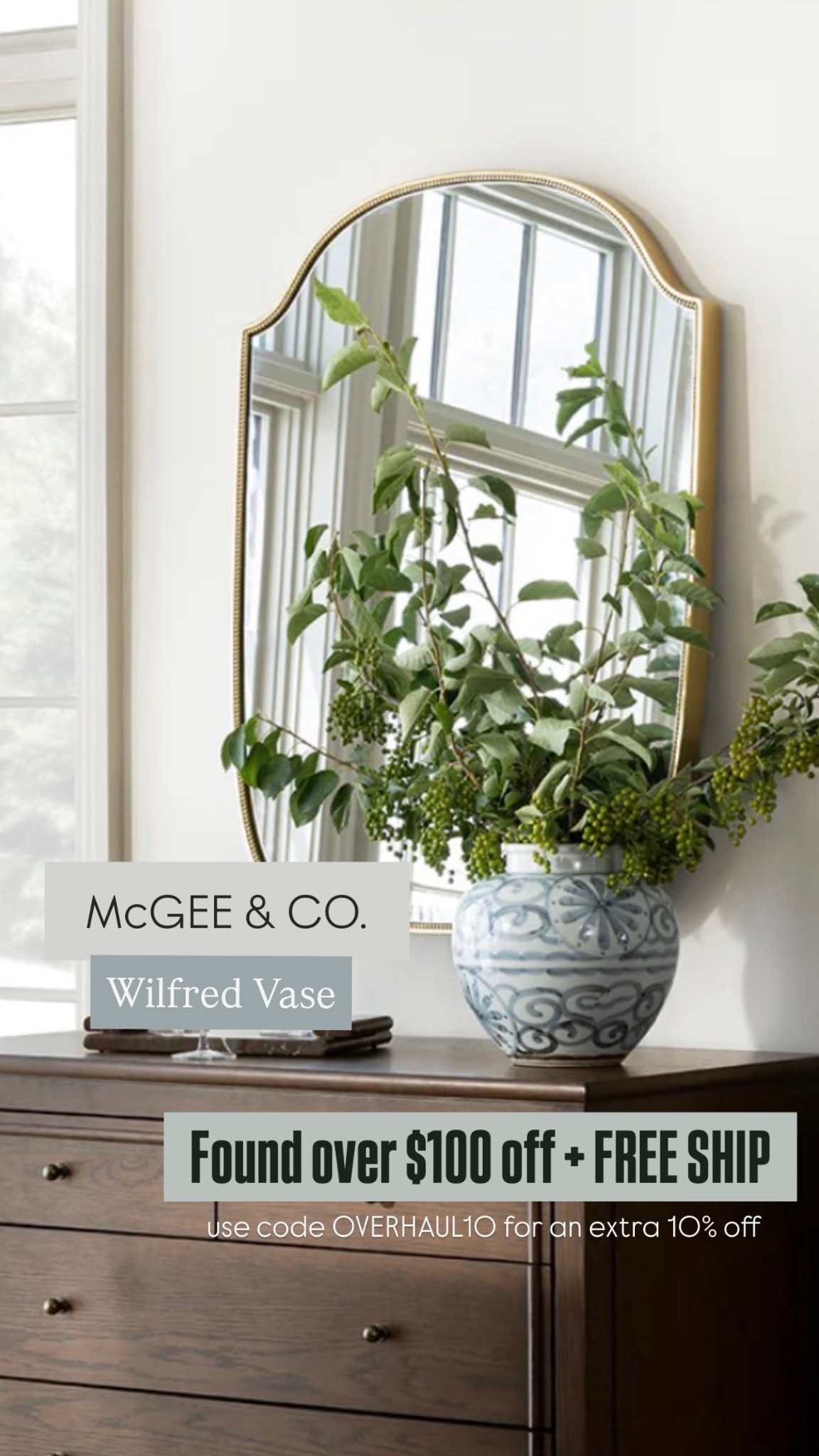 McGee & Co Wilfred Vase | overstock | Amazon | bed bath and beyond | large vase | blue and white vase | spring decor | neutral decor 

#LTKSaleAlert #LTKFindsUnder50 #LTKFindsUnder100