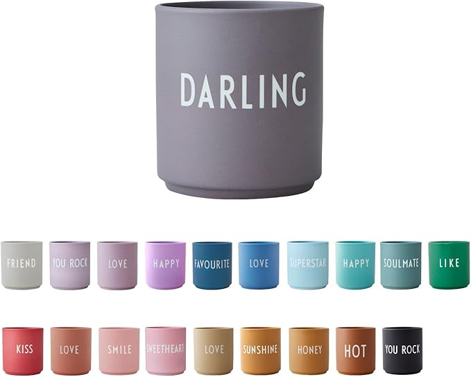 Design Letters Favourite Cup 11 Oz | Coffee Mugs Ceramic | Coffee Cup Design in Denmark | Tea Cup... | Amazon (US)