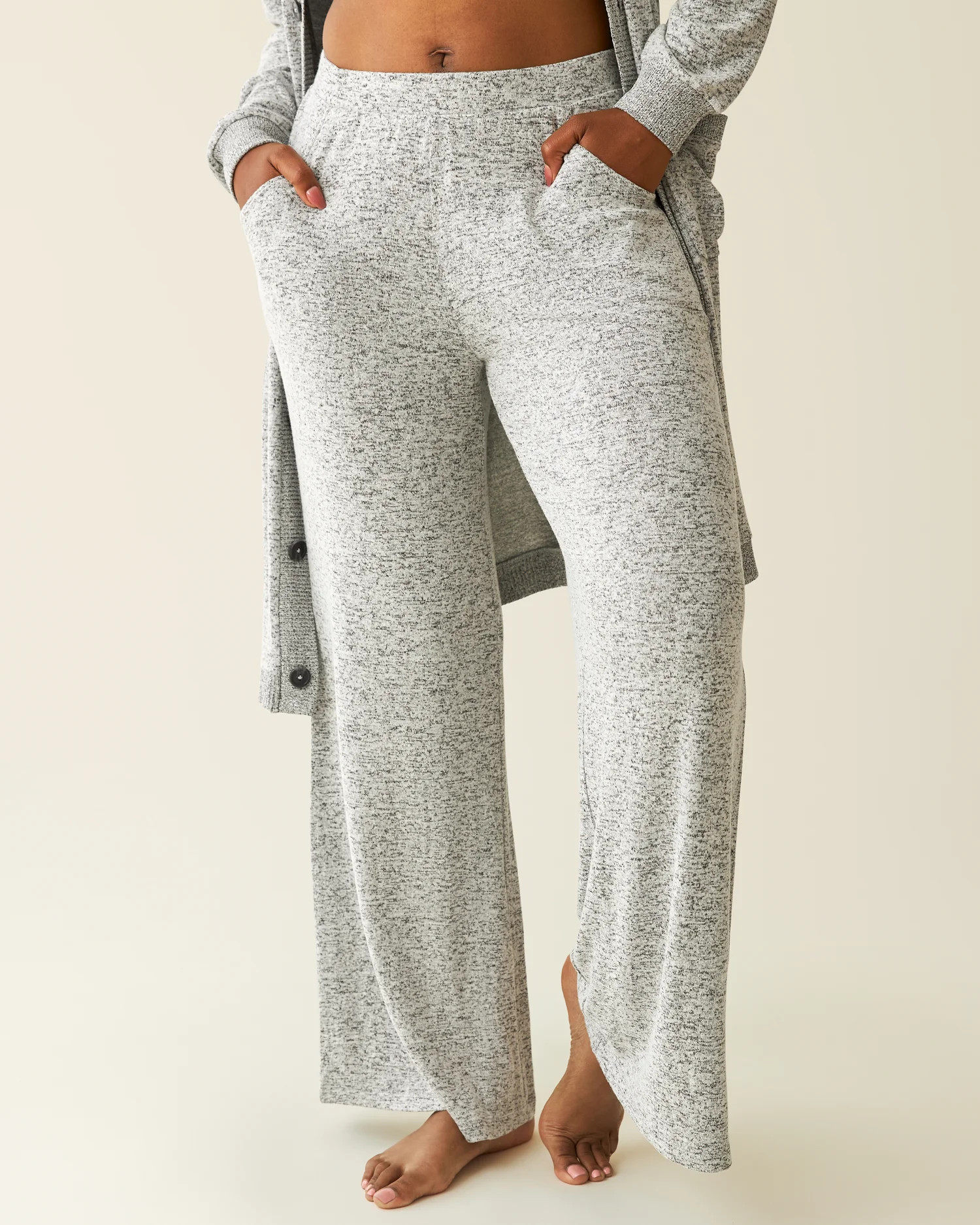 CozyKnit Wide Leg Lounge Pant | Grey Heather - Kindred Bravely | Kindred Bravely