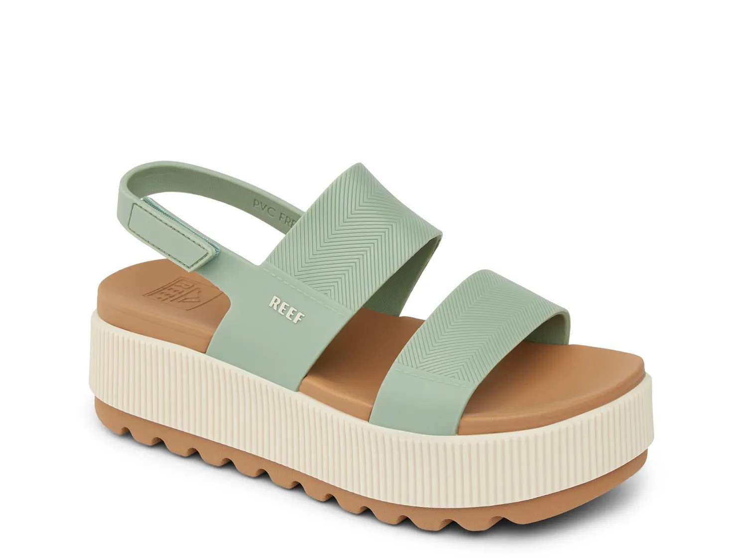 Reef Water Vista Higher Platform Sandal | Women's | Light Green | Size 8 | Sandals | Slingback | DSW