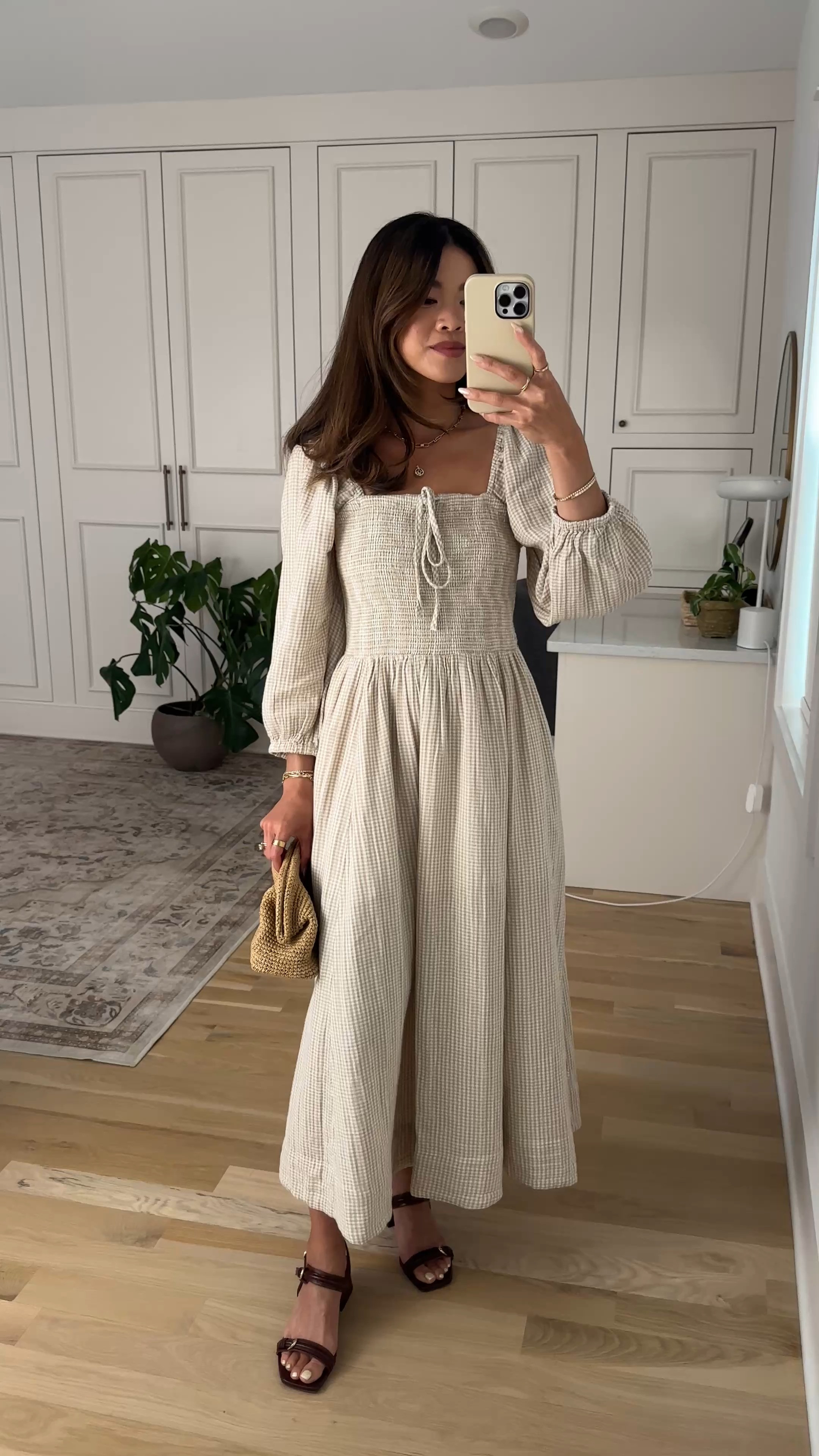 Are you looking for a petite friendly summer dress? This @Quince dress is the perfect length for shorter heights like me (I’m 5’2)! 

Sizing:
Quince 100% Organic Cotton Gauze Smocked Square Neck Midi Dress - size XS in Khaki Gingham  

petite fashion, get dressed with me, outfit inspiration, ootd, nashville outfit, Nashville influencer, petite style, vacation style, casual outfits, mom style, petite dress, spring outfits, spring outfit info, spring dress, summer dress, cotton dress, spring outfit idea, heels, summer heels, quince dress, petite friendly dress, 

 

#LTKPetite #LTKmomlife #LTKootd